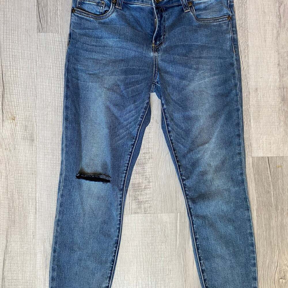KUT from the Kloth Women's Blue Ankle Skinny Jeans Size 8